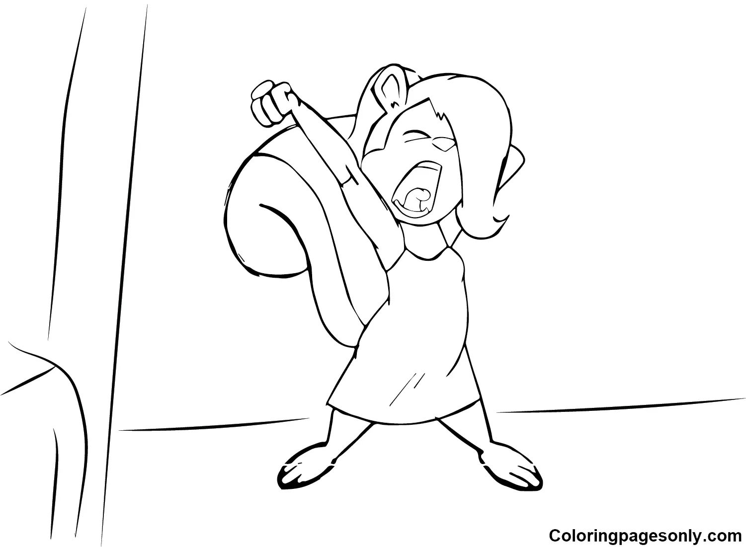 Desenhos de Fifi La Fume Para Colorir