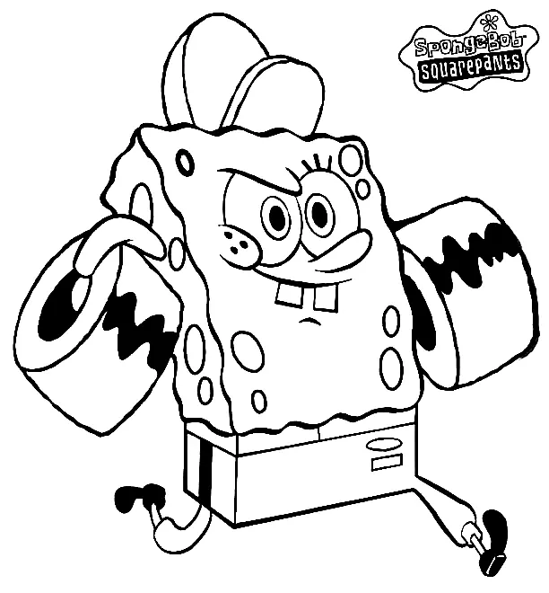 Fitness Coloring Pages 1
