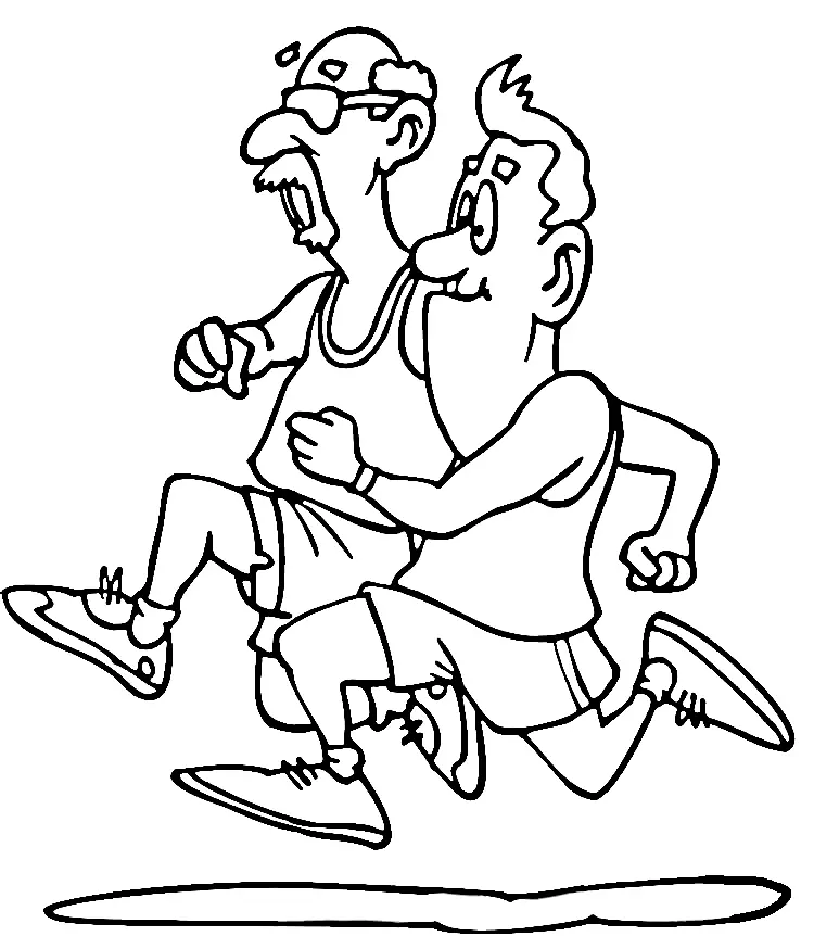 Fitness Coloring Pages 30