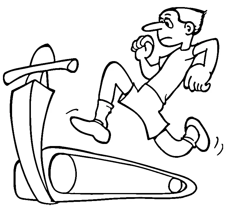 Fitness Coloring Pages 6