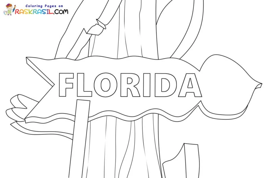 Desenhos de Florida Para Colorir 24
