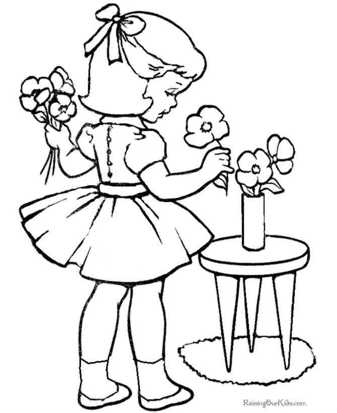 Flores para Colorear 21