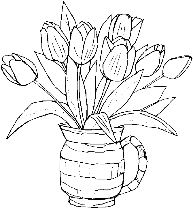 Flores para Colorear 24