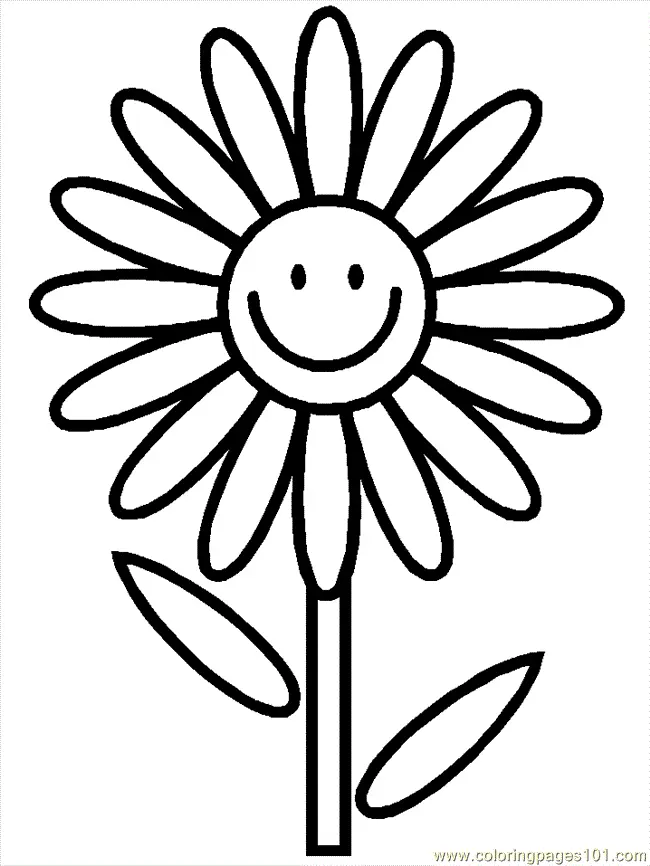 Flores para Colorear 44
