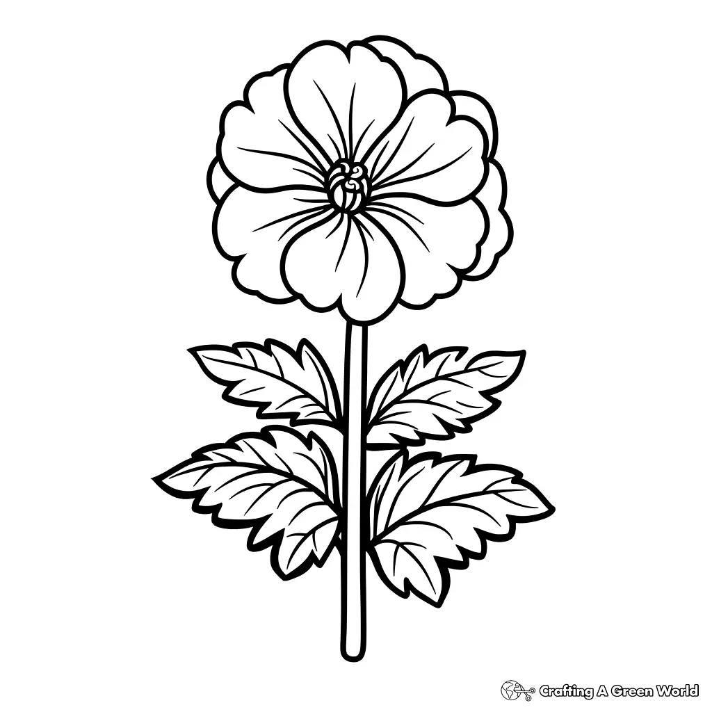 Flores para Colorear 74