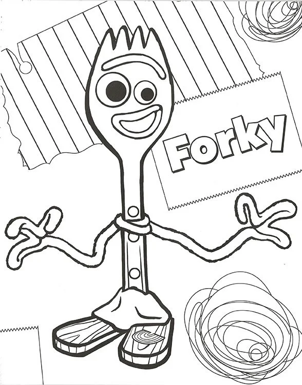 Forky Ausmalbilder 5