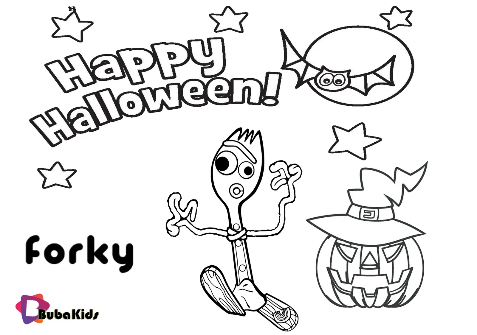 Forky Ausmalbilder 8