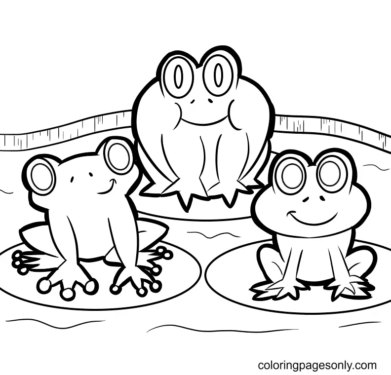 Frosch Ausmalbilder 18