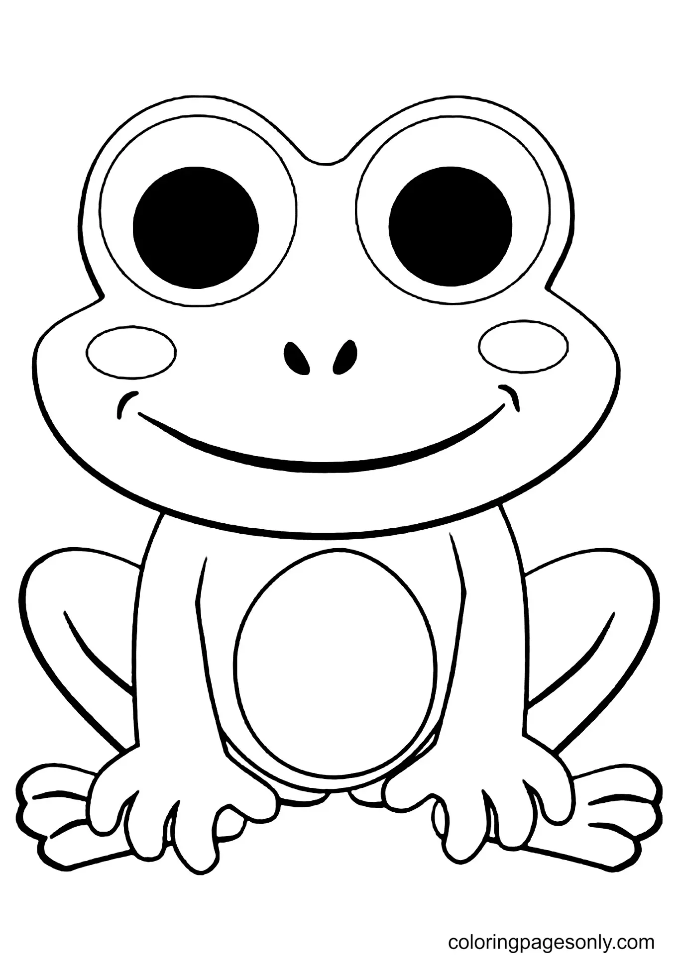 Frosch Ausmalbilder 4