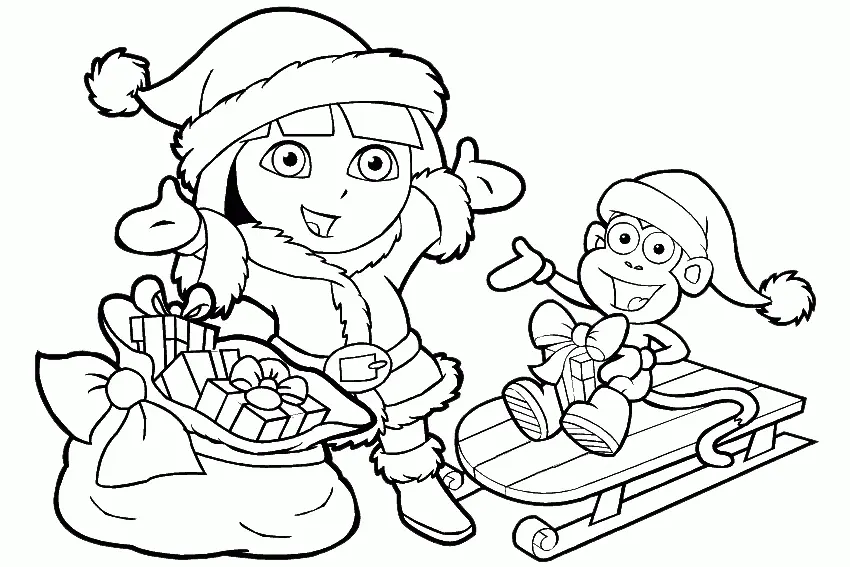 Divertidos De Navidad Para Colorear 3