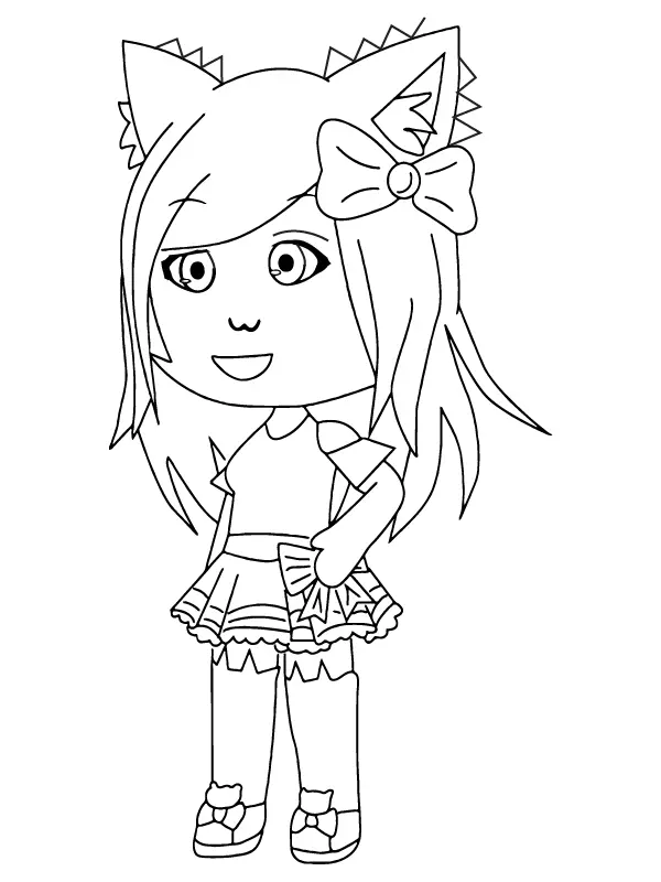 Gacha Nox Ausmalbilder