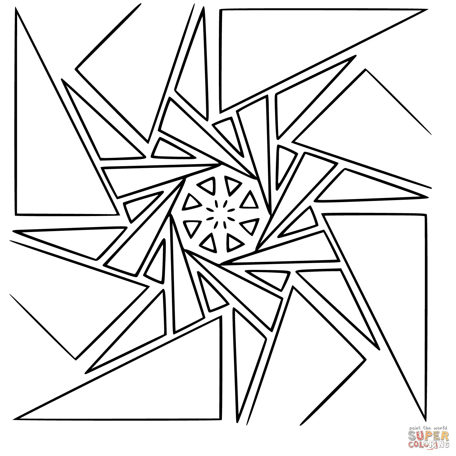 Desenhos de Geometrico Para Colorir 42