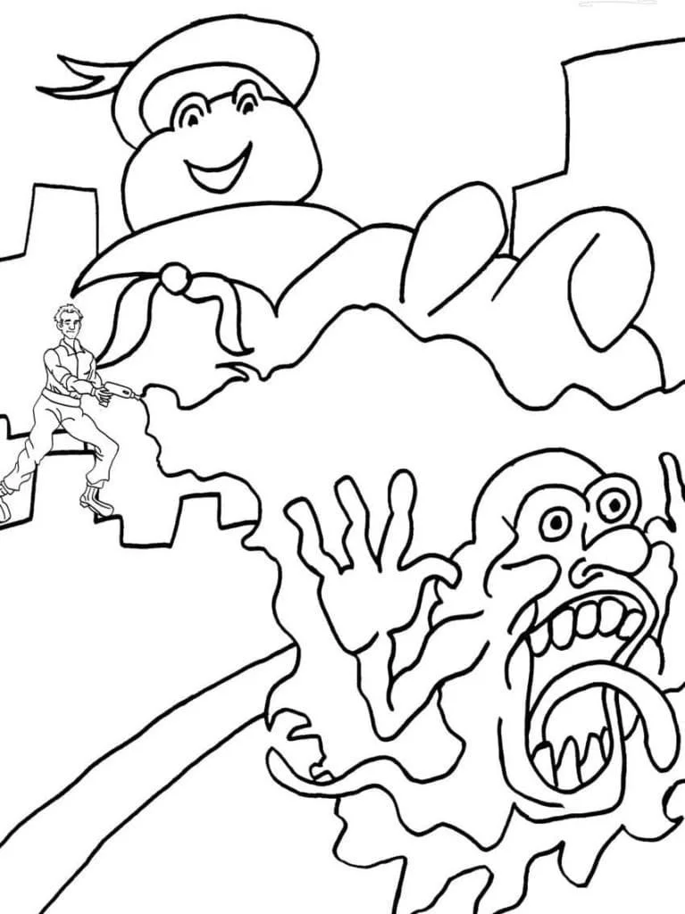 Cazafantasmas Para Colorear 85