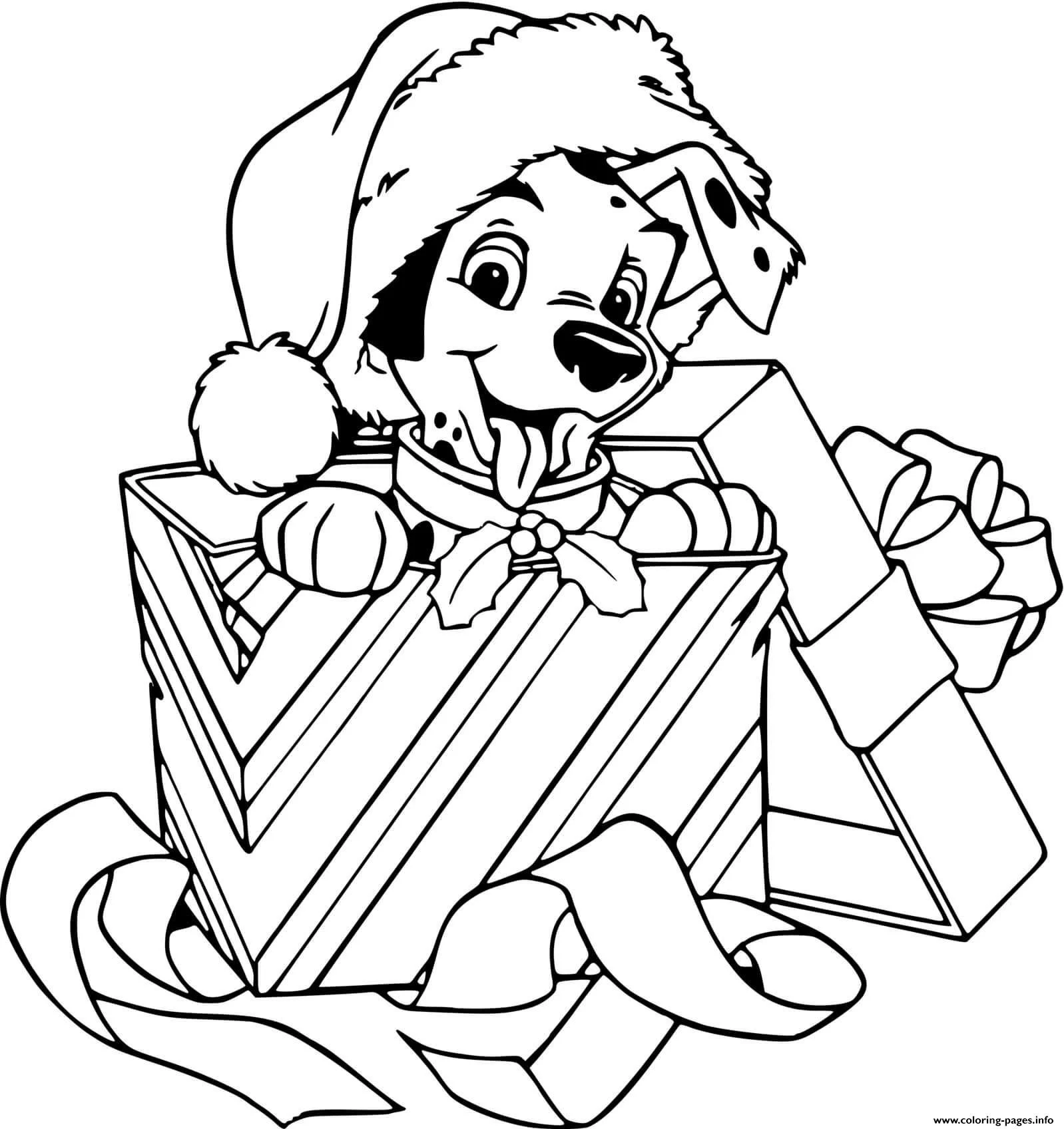 Caja Regalo Para Colorear