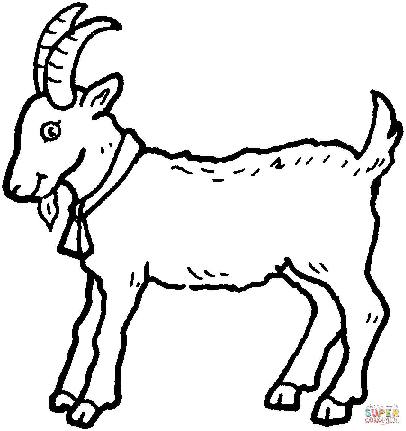 Cabras Para Colorear 6