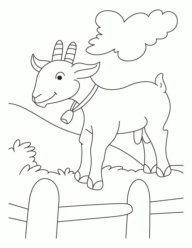Cabras Para Colorear 8