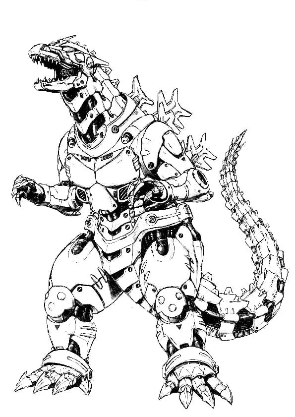 Godzilla Coloring Pages 10