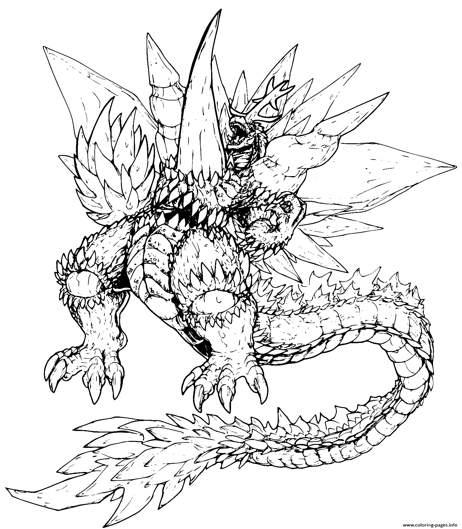 Godzilla Coloring Pages 19