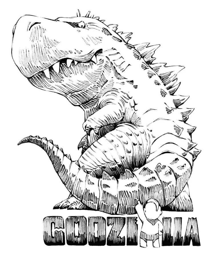 Godzilla Coloring Pages 33