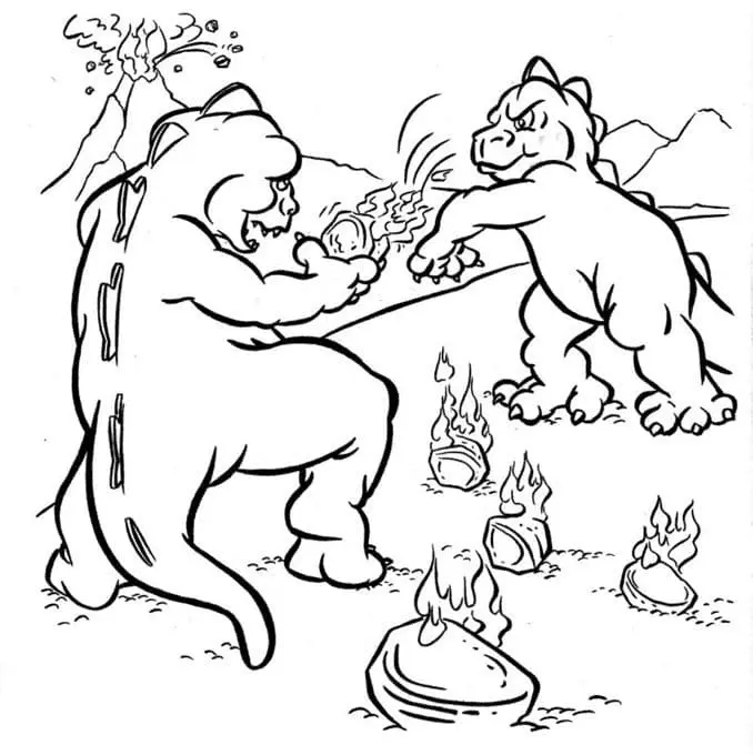 Godzilla Coloring Pages 53