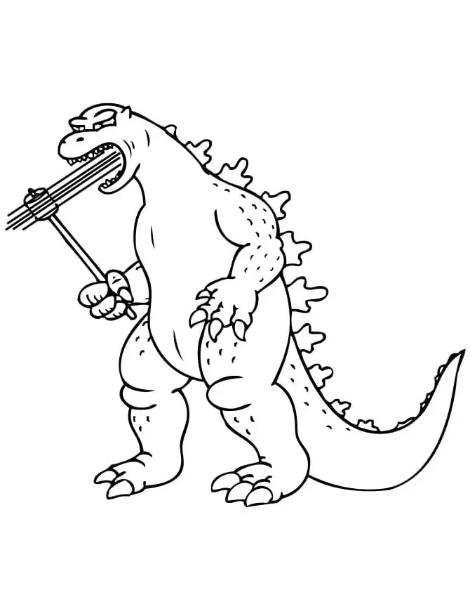 Godzilla Coloring Pages 57