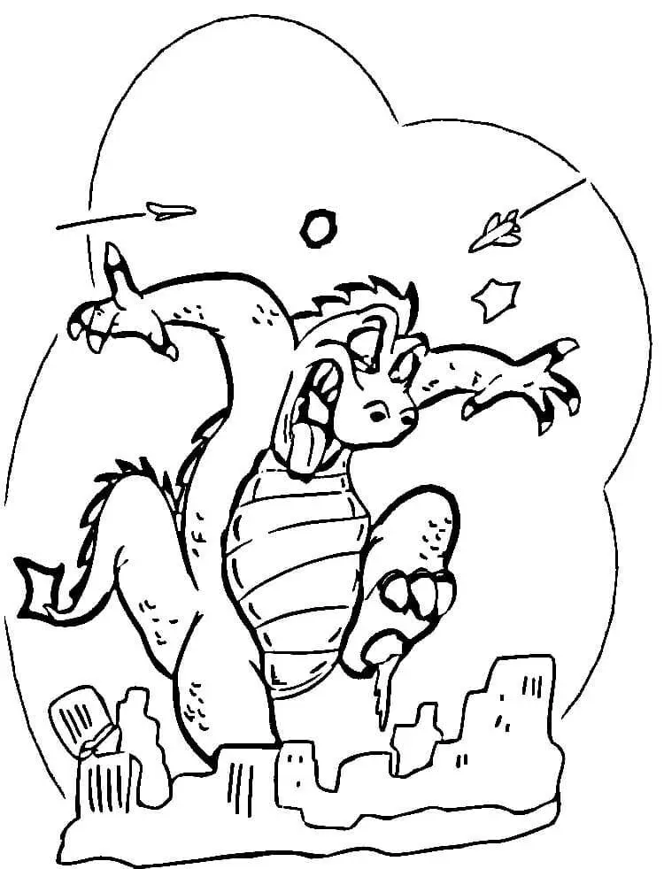 Godzilla Coloring Pages 59