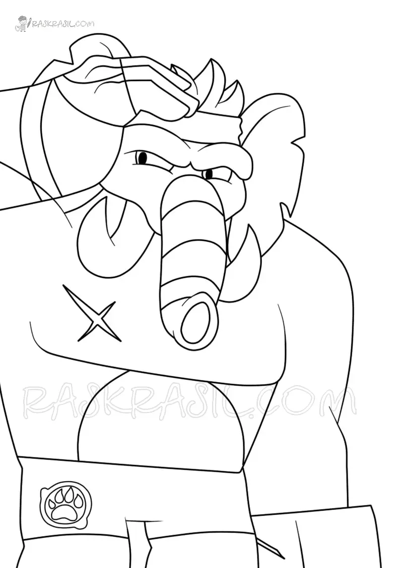 Goo Jit Zu Coloring Pages 21