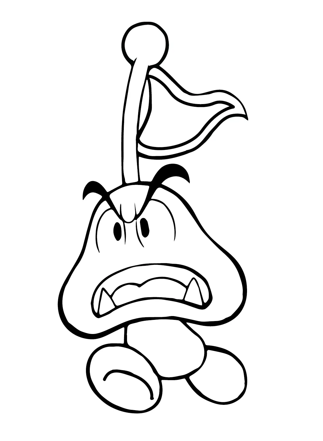 Goomba Ausmalbilder