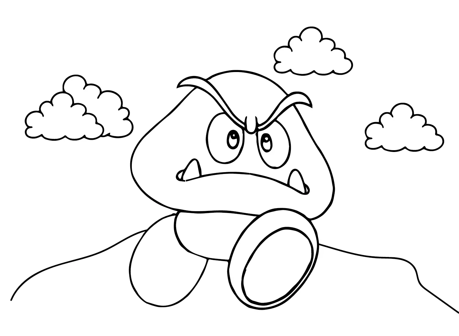 Goomba Ausmalbilder 3