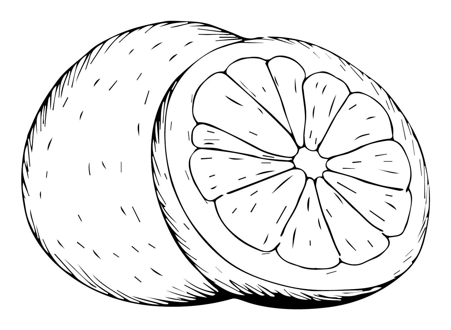 Grapefruit Ausmalbilder 7