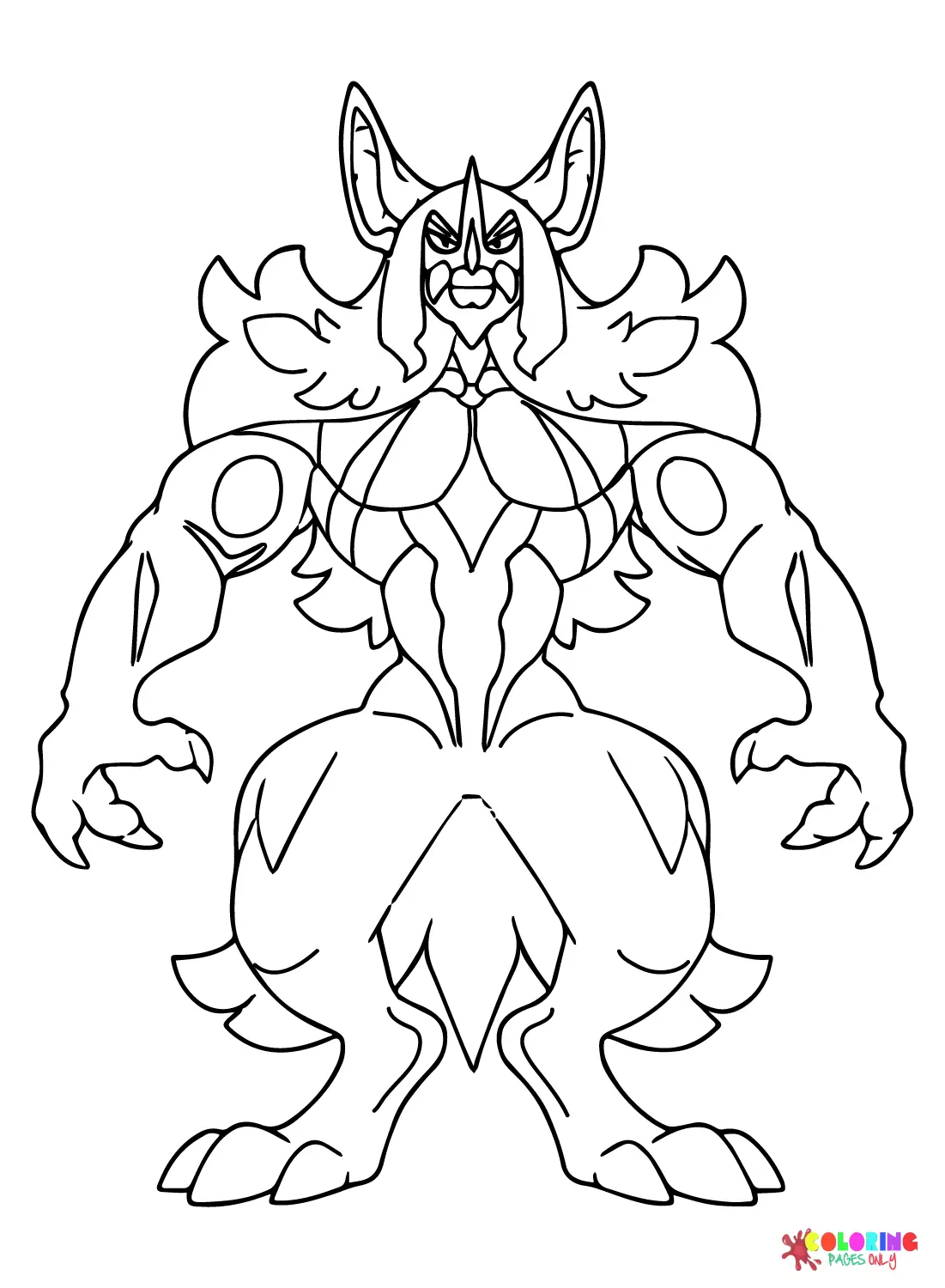 Grimmsnarl Ausmalbilder