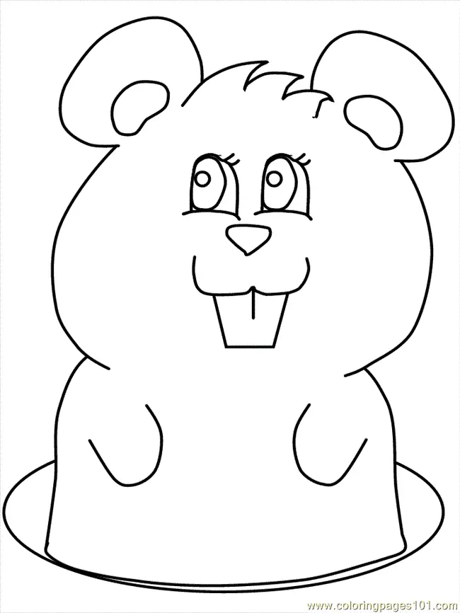 Desenhos de Marmotas Para Colorir 29