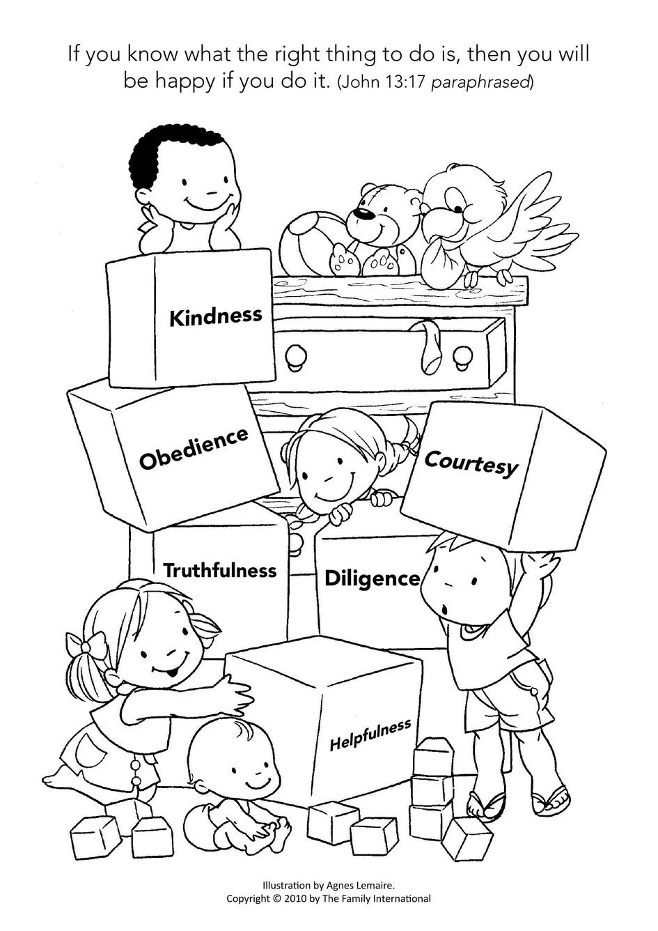 Growing Coloring Pages