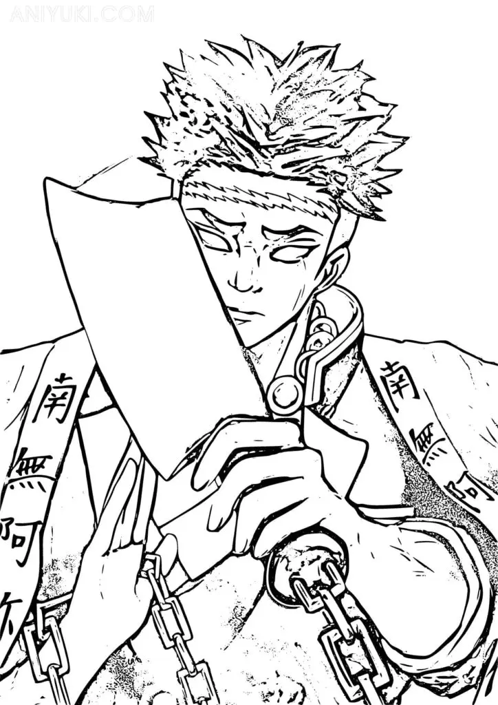 Gyomei Himejima Para Colorear 12