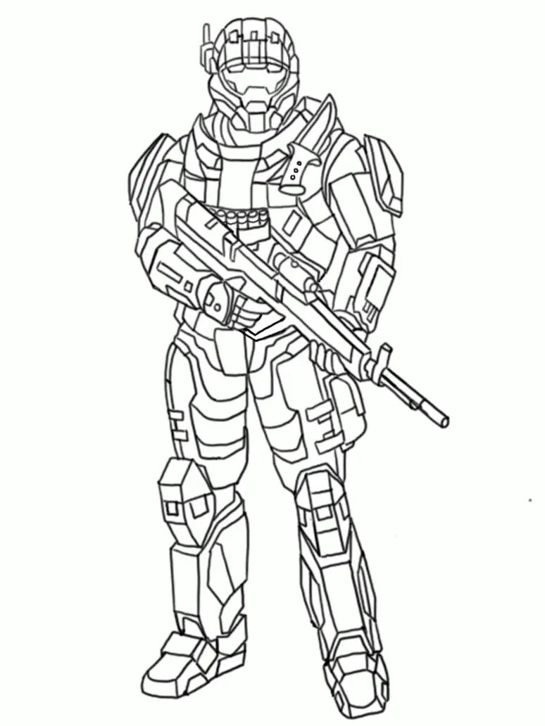 Halo Ausmalbilder
