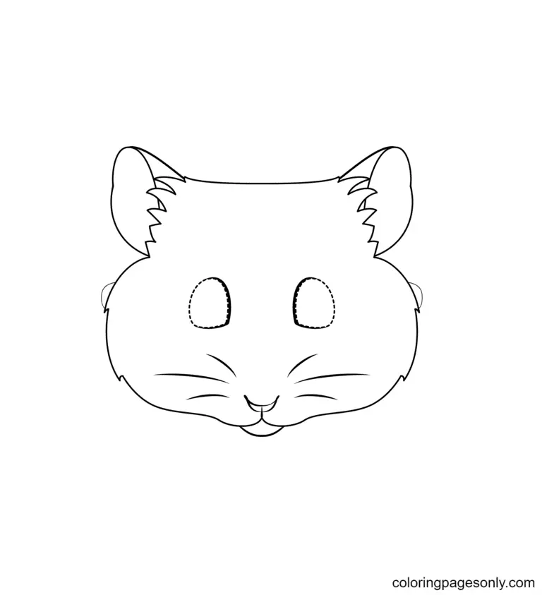 Hamster Ausmalbilder 1