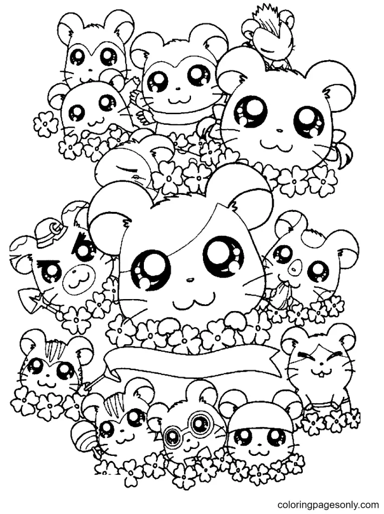 Hamster Ausmalbilder 30