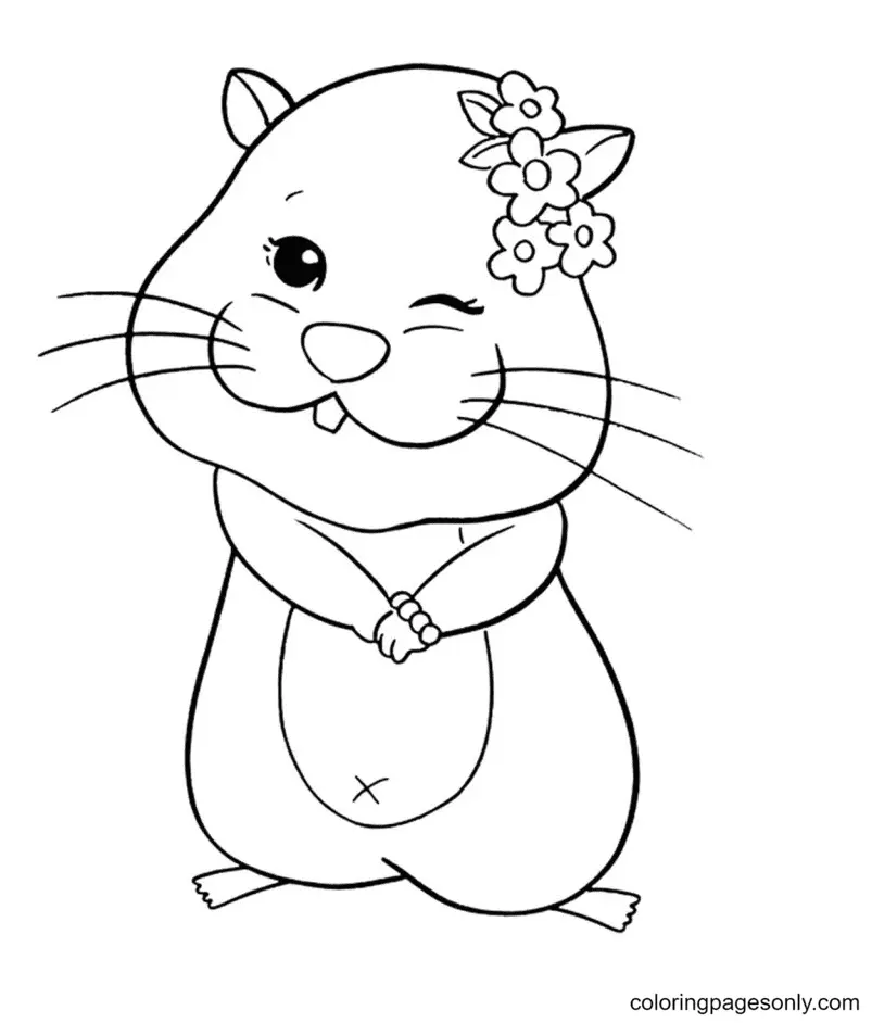 Hamster Ausmalbilder 55
