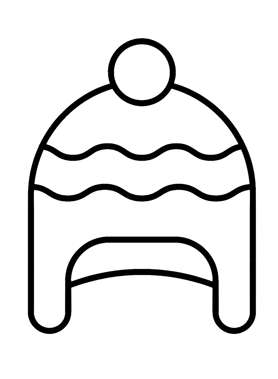 Hut Ausmalbilder