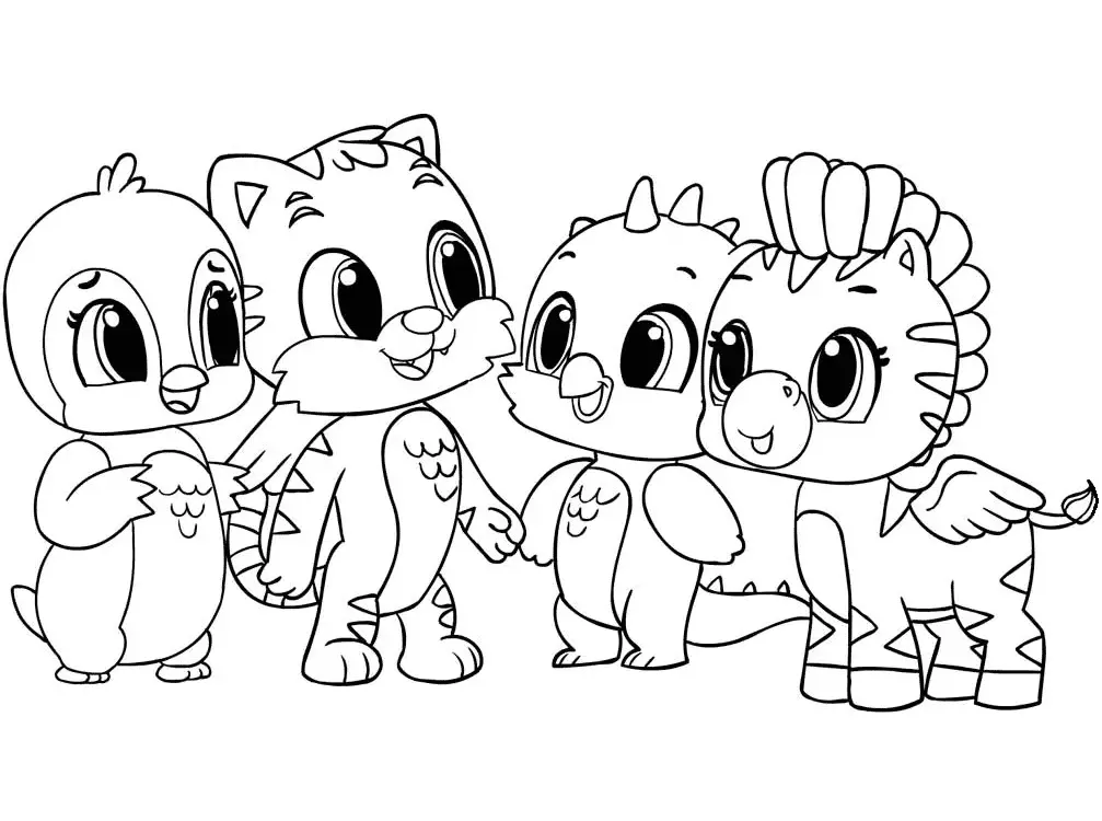 Hatchimals Ausmalbilder 2