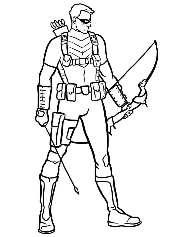 Hawkeye Ausmalbilder