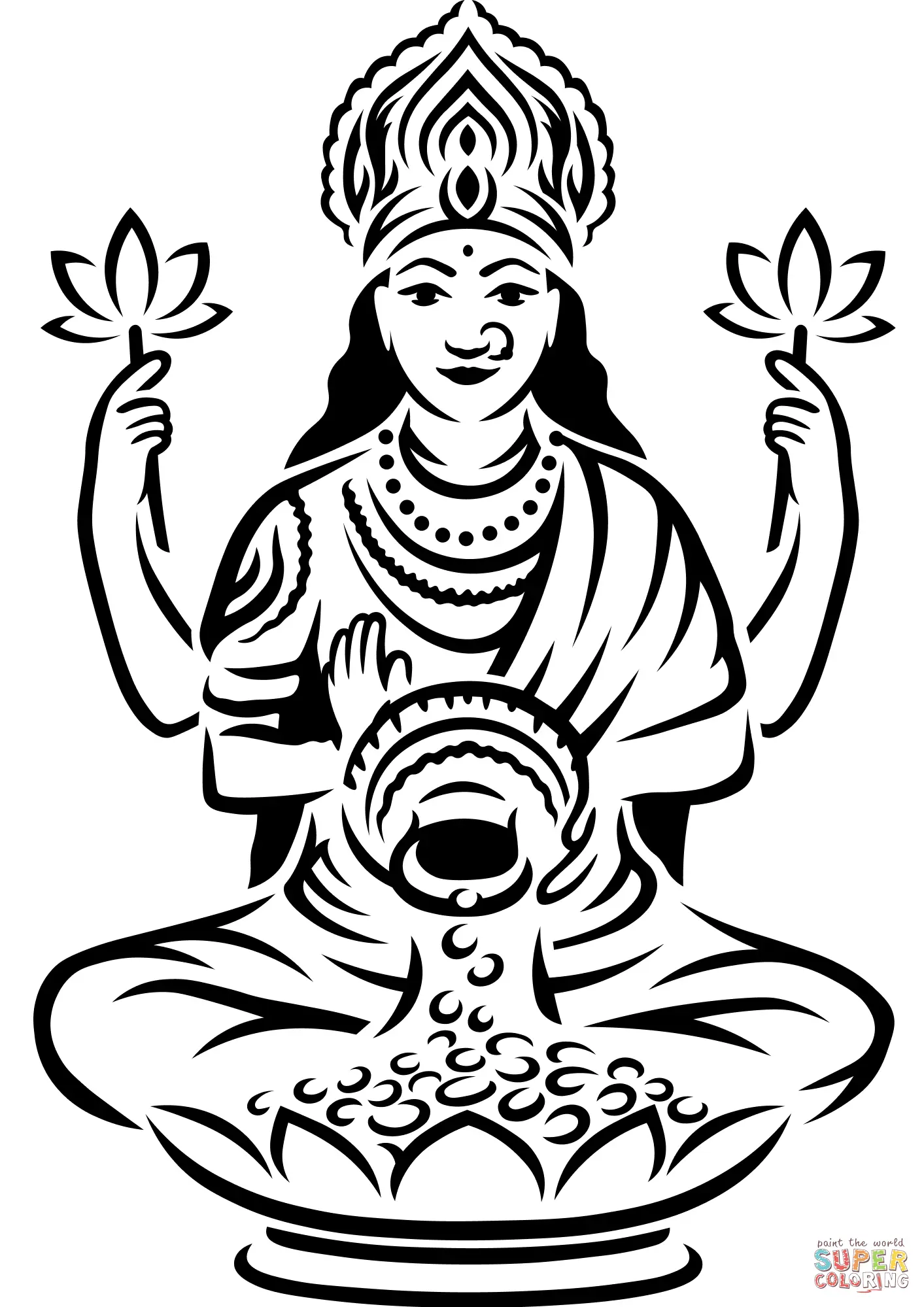 Hinduismus Ausmalbilder 1