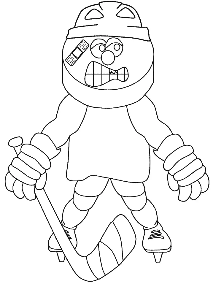 Hockey Coloring Pages