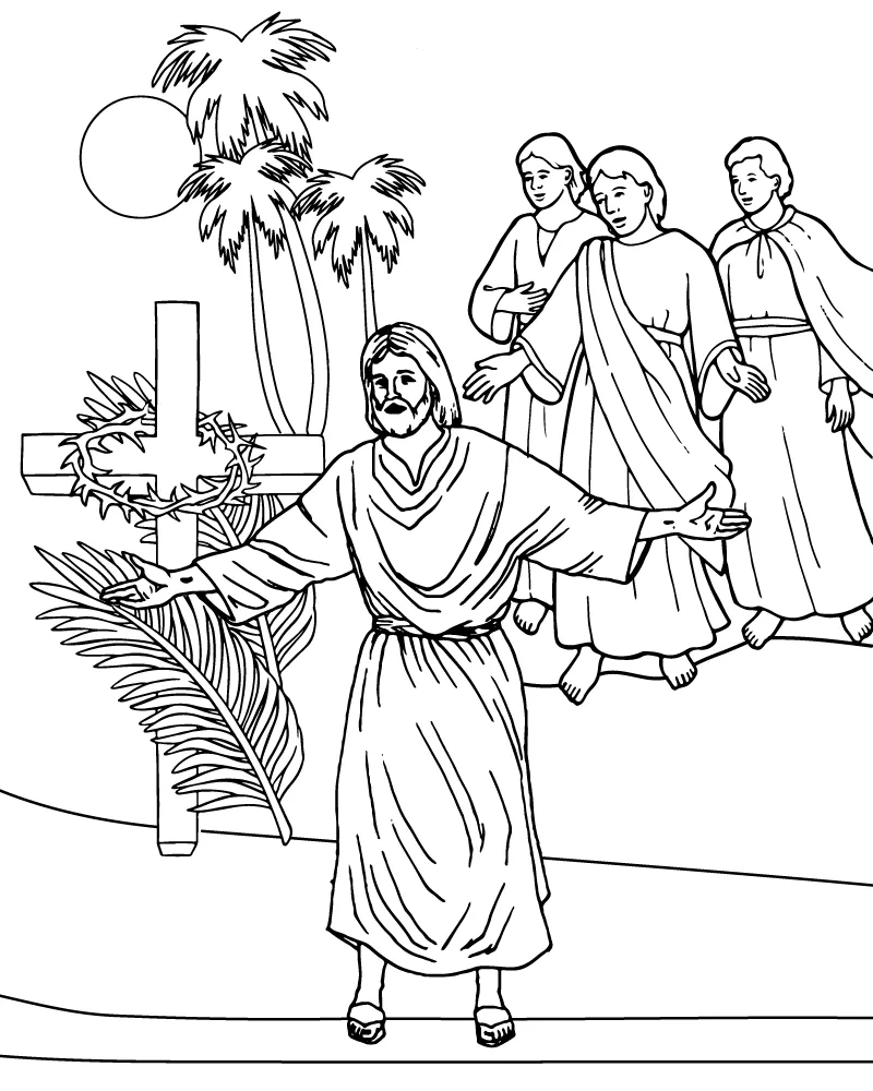Holy Week Coloring Pages 18