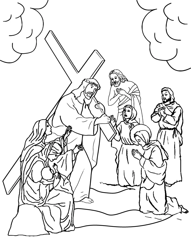 Holy Week Coloring Pages
