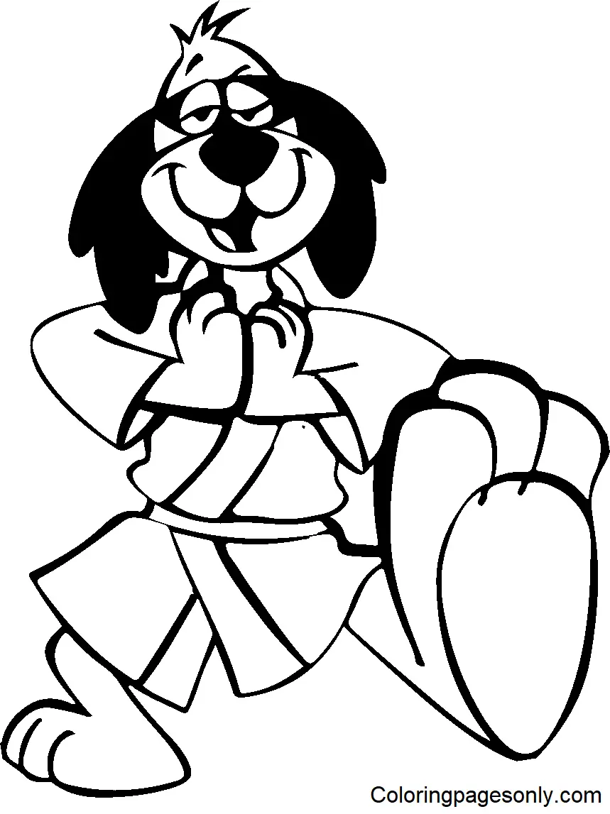 Hong Kong Phooey Coloring Pages 10