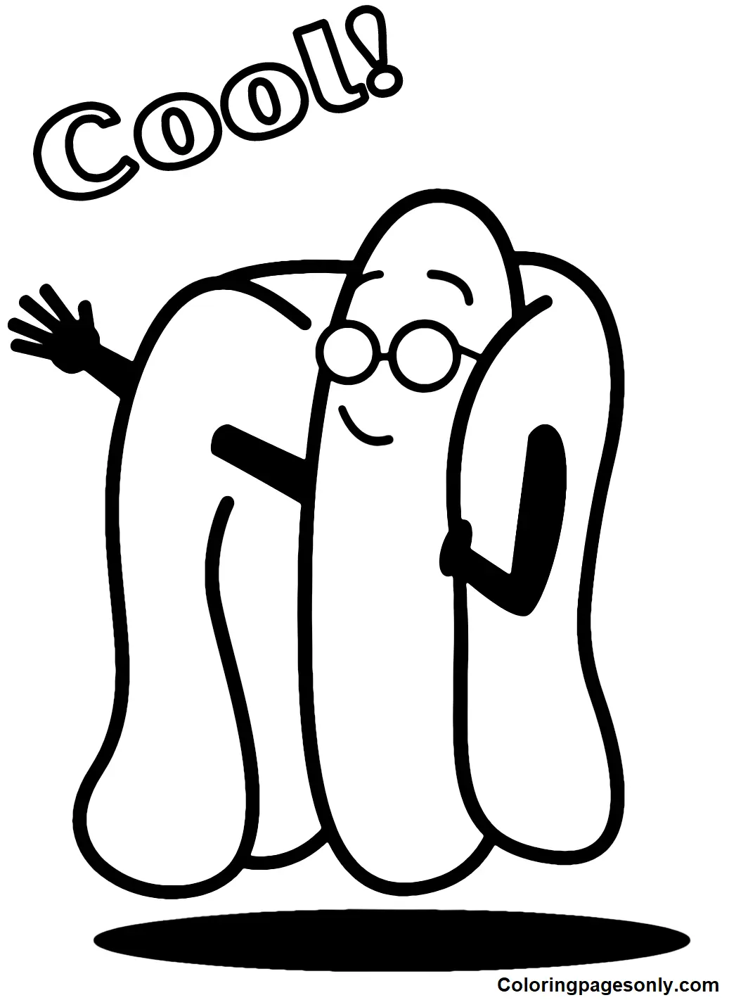 Hot Dog Ausmalbilder 30