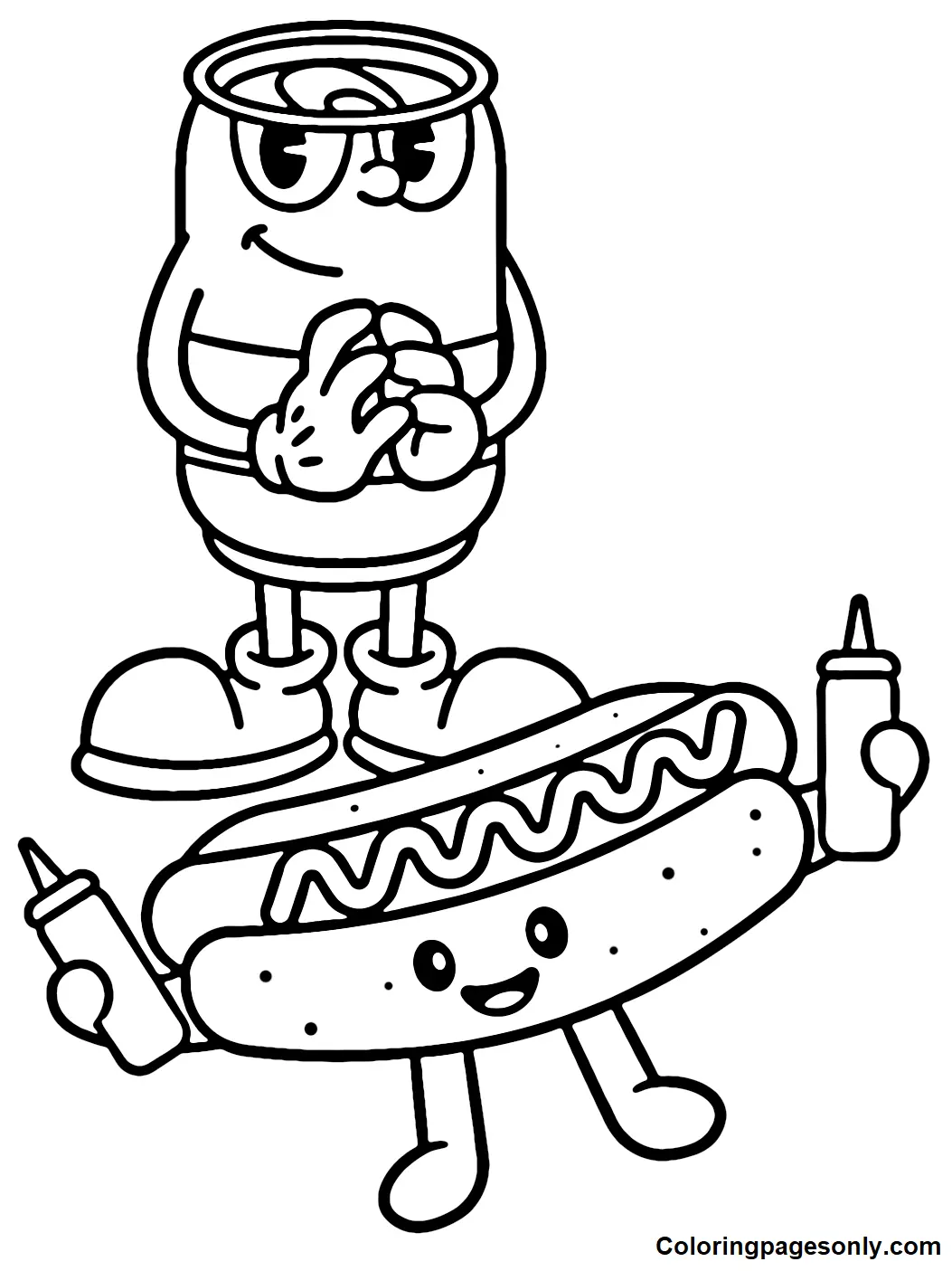 Hot Dog Ausmalbilder 37