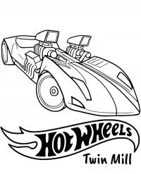 Hot Wheels Coloring Pages 12
