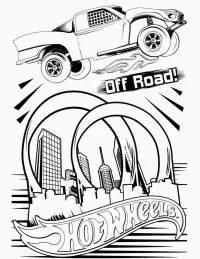 Hot Wheels Coloring Pages 31